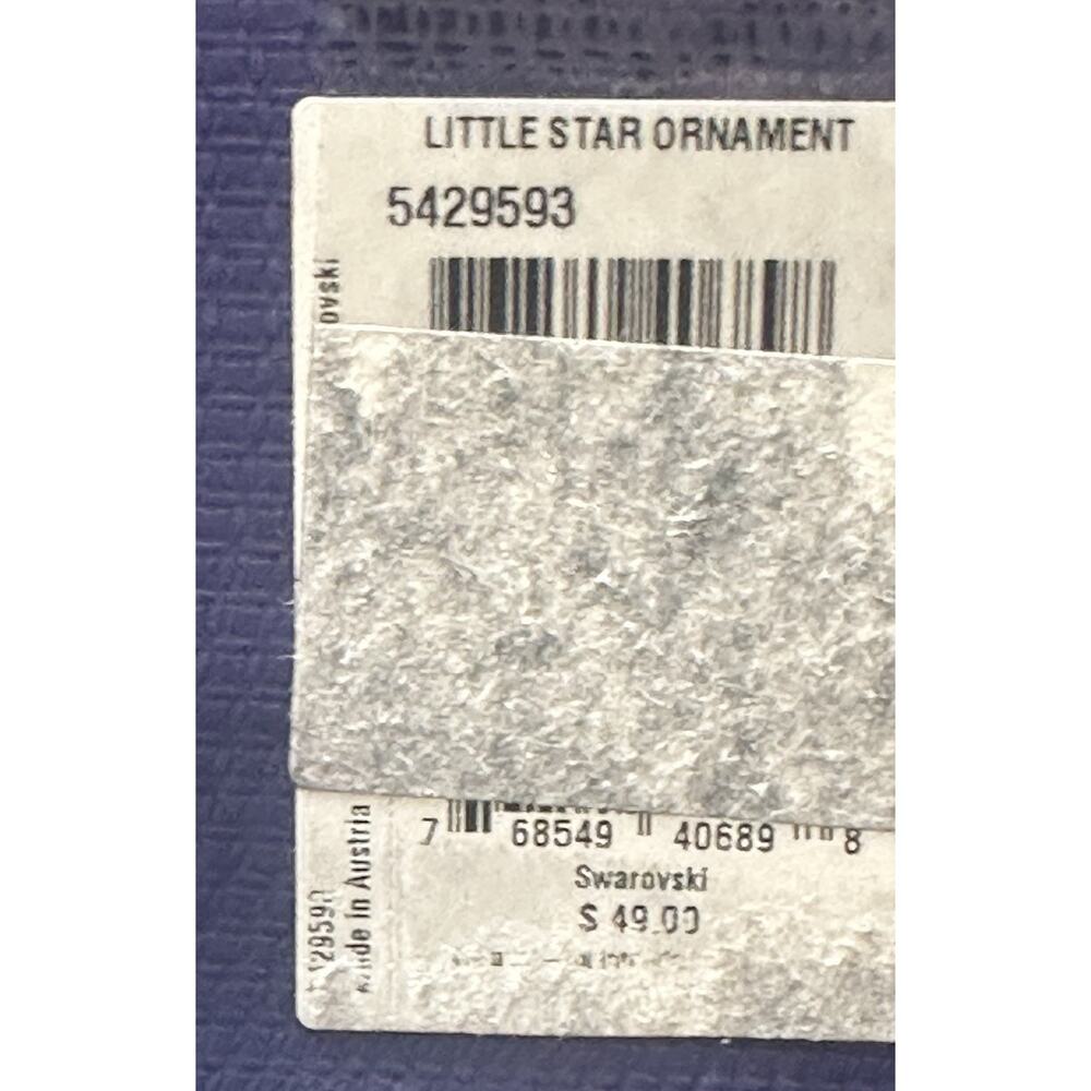 Swarovski 5429593 Little Star Small Ornament 2019 Christmas Holiday Crystal - Picture 8 of 8
